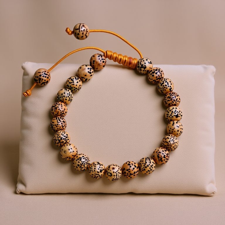 Lotus Seed Wrist Mala for Spiritual Growth