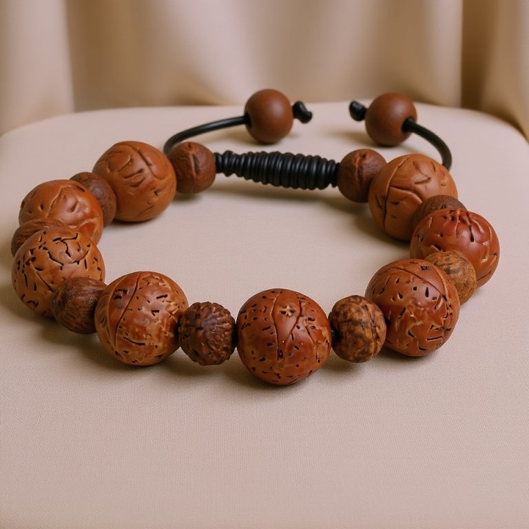 Bodhi and Raktu Seed Wrist Mala