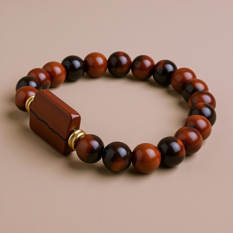 Tiger Eye Stone Balancing Wrist Mala