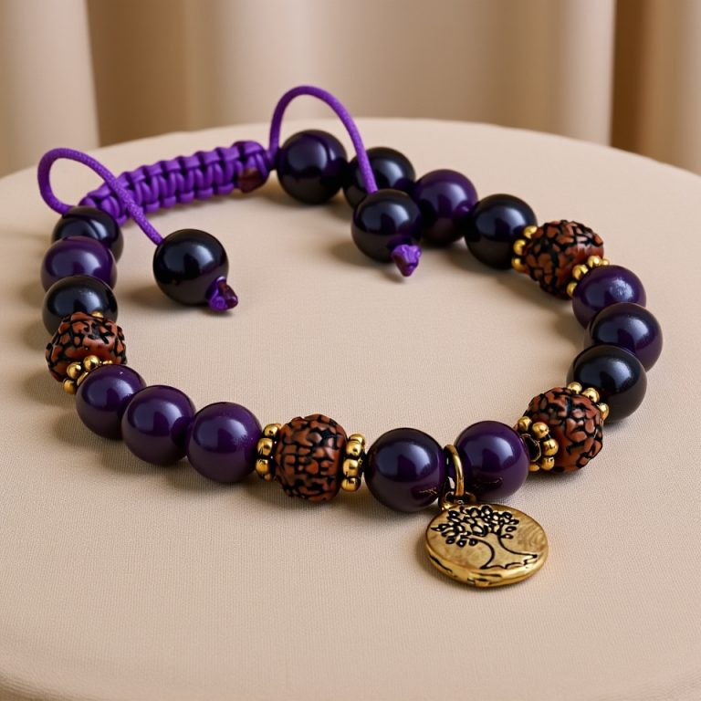 Tree of Life Lapis Lazuli Wrist Mala