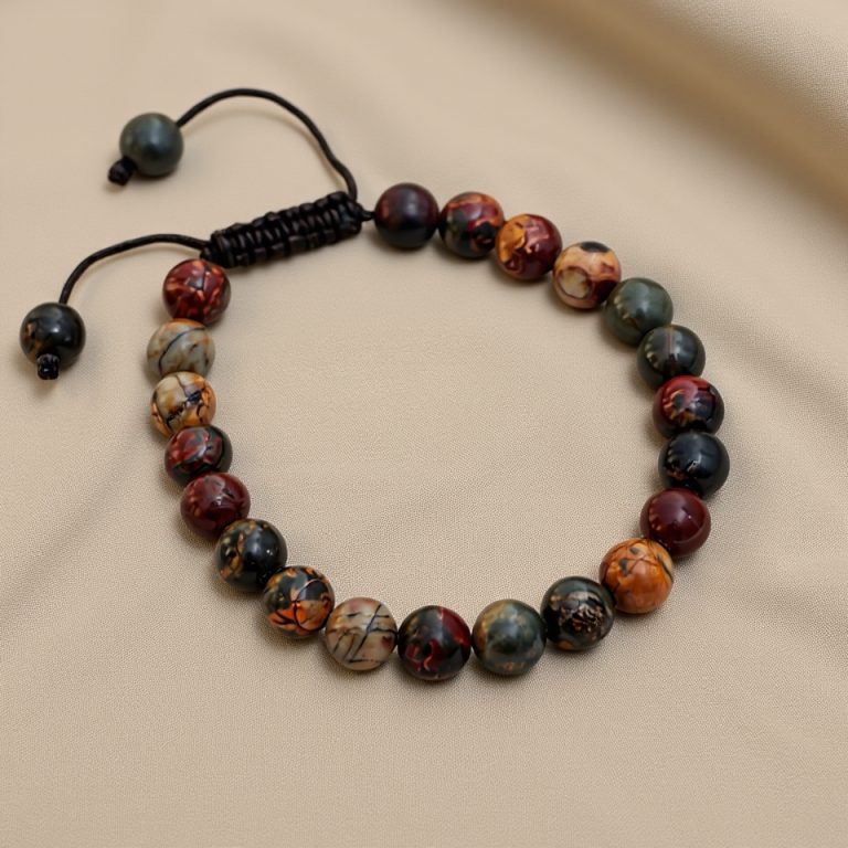 Red Picasso Jasper Spiritual Wrist Mala