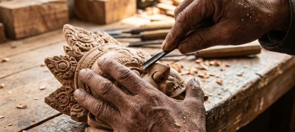 A curated selection of wood-carved and copper-forged items that celebrate centuries of artisanal skill.