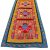 Enhance your sacred space with this handmade Tibetan silk brocade table runner, crafted by skilled artisans in Nepal, featuring the endless knot symbol of interconnectedness.