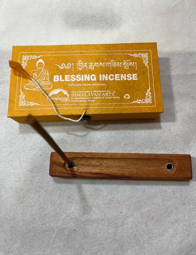 Tibetan Blessing Incense Sticks with Holder