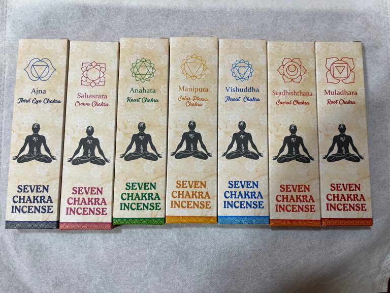 Tibetan 7 Chakra Incense Sticks Set