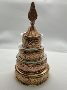 Handmade Copper Mandala Set for Meditation