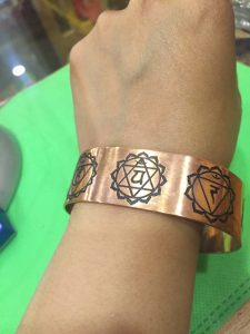 Tibetan 7 Chakra Copper Bracelet