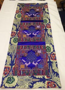 Silk Brocade Tibetan Endless Knot Table Runner