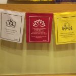 Handmade in Nepal by skilled artisans, these vibrant Lungta prayer flags carry blessings and symbolize the spiritual journey, promoting peace and goodwill for all beings.