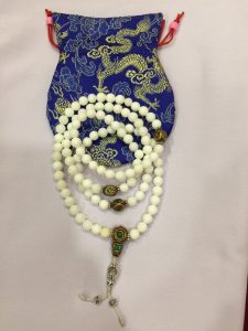 Tibetan Conch Shell Mala with Buddha Face