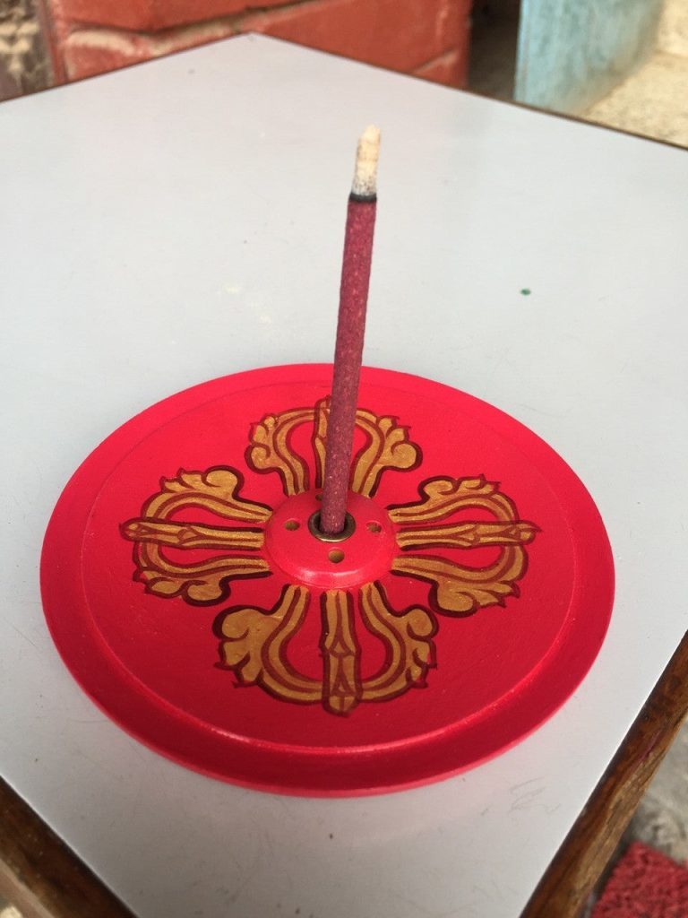 Dorje Design Wooden Incense Burner