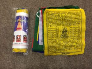 Tibetan Cotton Lungta Prayer Flags - 25 Leaves