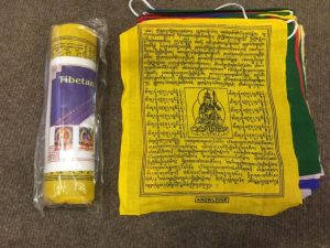 Tibetan Cotton Lungta Prayer Flags - 25 Leaves