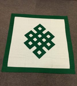 Tibetan Cotton Endless Knot Table Cover