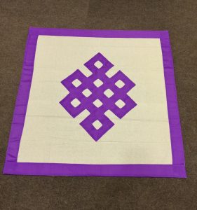 Tibetan Cotton Endless Knot Table Cover