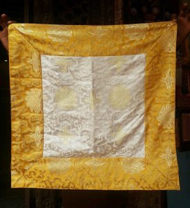 Lotus Pattern Silk Brocade Altar Cloth