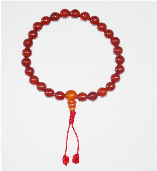 Carnelian Mala for Meditation and Spirituality