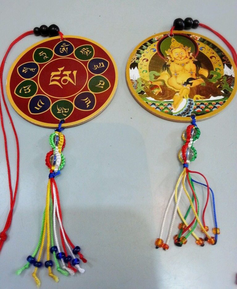 Zambala Wooden Car Hanging Talisman