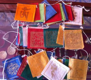 Nepalese Lokta Paper Prayer Flags Set of 3