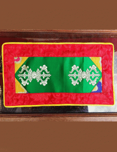 Tibetan Double Dorji Silk Placemat