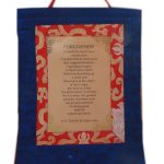 This handmade Tibetan Thangka from Nepal embodies the essence of "Forgiveness," reflecting the compassionate teachings of His Holiness The Dalai Lama. A sacred reminder of transformation.