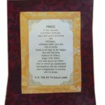 This handmade Tibetan Thangka, crafted by skilled artisans in Nepal, conveys His Holiness The Dalai Lama's message of "Pride," inspiring humility and compassion in our lives.