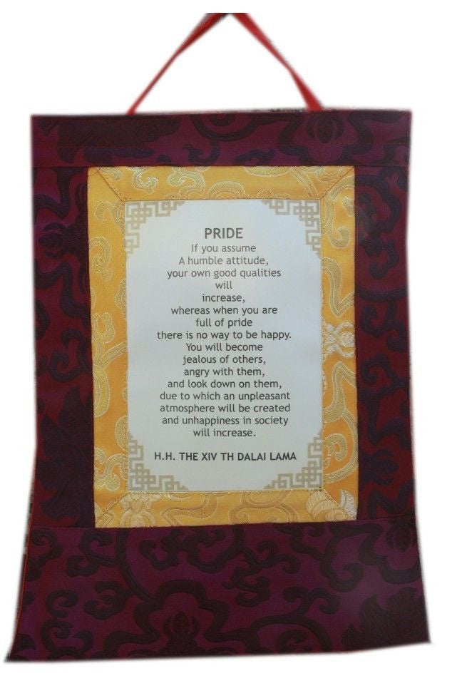 Dalai Lama Pride Thangka Wall Hanging