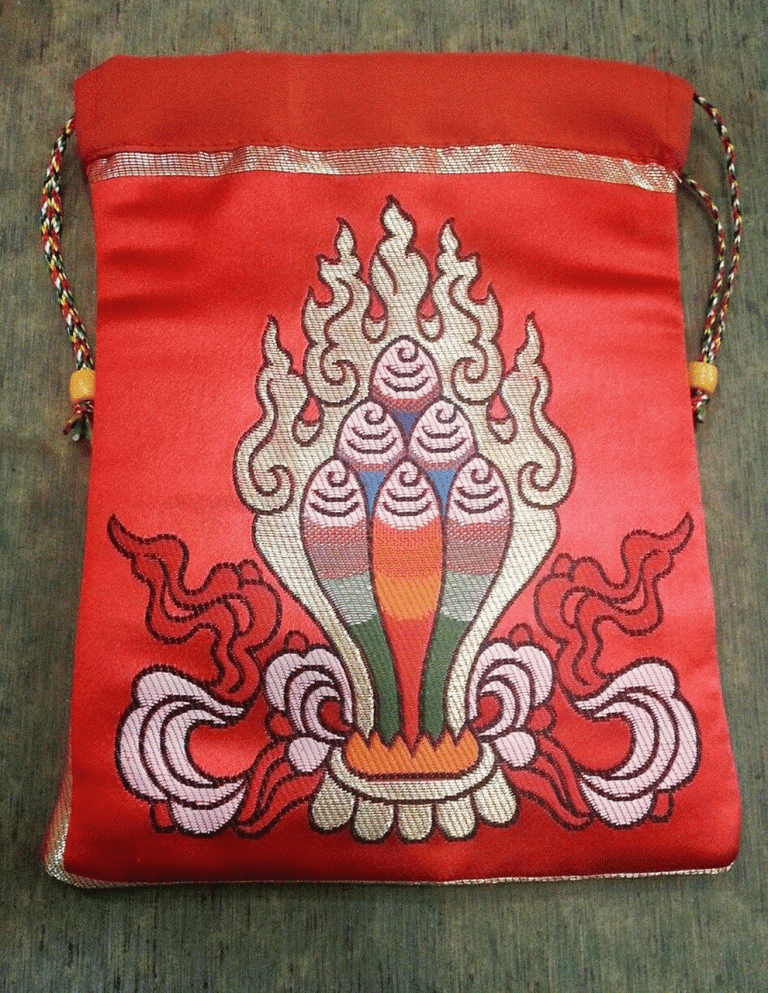 Silk Brocade Norbu Design Mala Bag