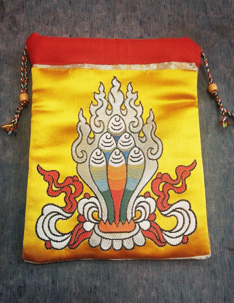 Silk Brocade Norbu Design Mala Bag