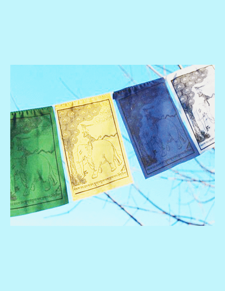 Harmonious Four Friend Tibetan Cotton Prayer Flags