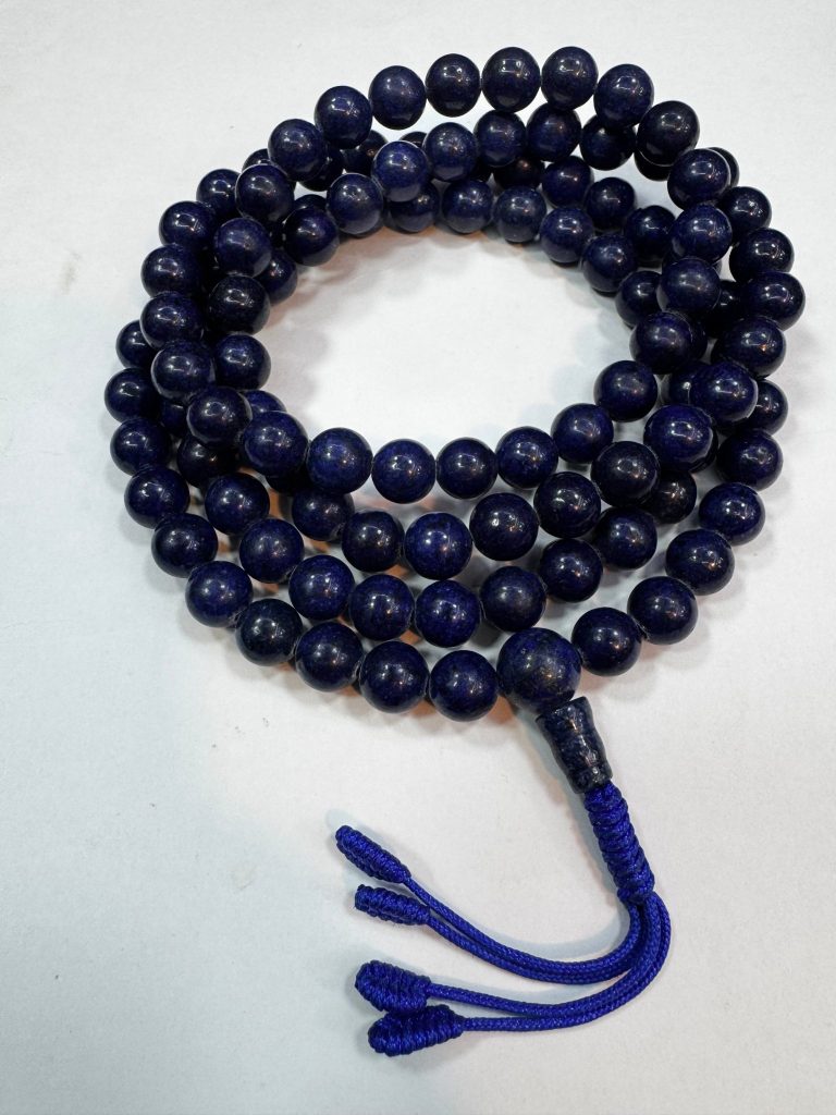Lapis Lazuli Mala Beads - Medicine Buddha