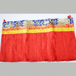 This handmade Tibetan shambu, crafted by skilled artisans in Nepal, brings vibrant blessings to your shrine, enhancing the sacred atmosphere of your space.