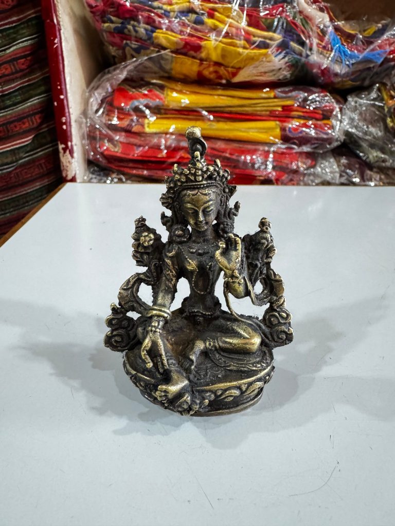 Nepalese Handmade Green Tara Dolma Statue