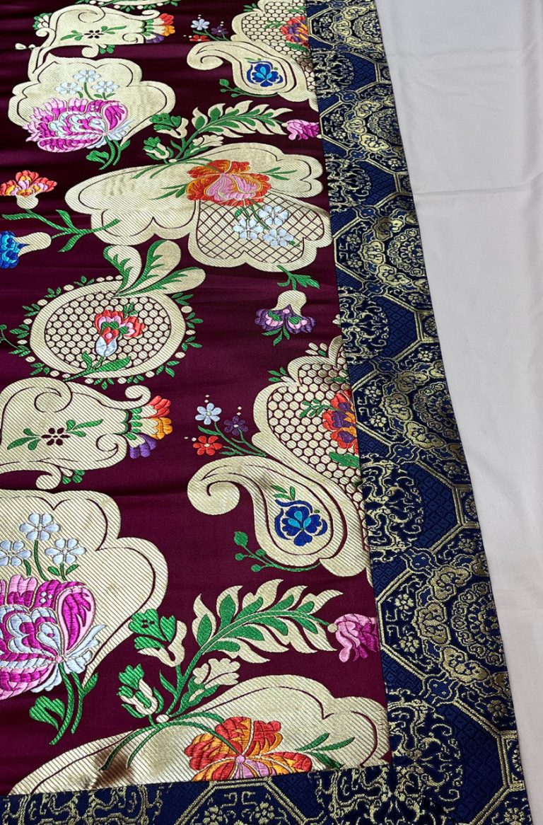 Silk Brocade Tibetan Shrine Table Runner