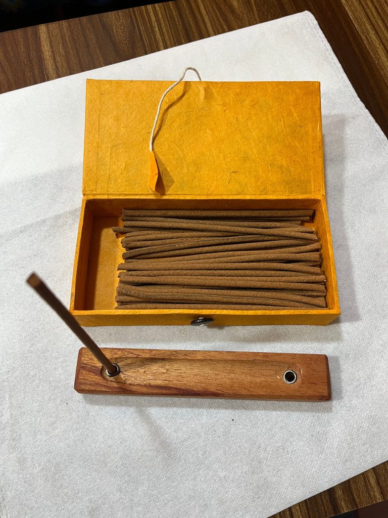 Tibetan Blessing Incense Sticks with Holder