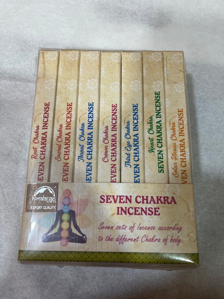 Tibetan 7 Chakra Incense Sticks Set