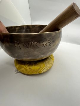 Tibetan 8 Metals Full Moon Healing Bowl