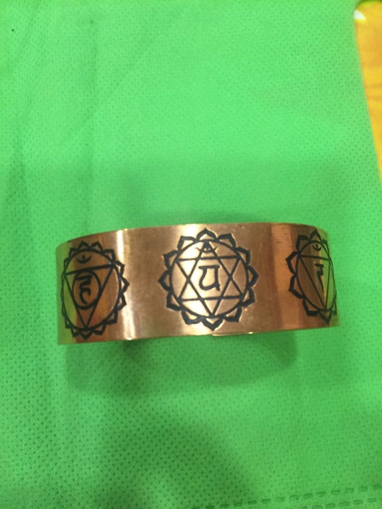 Tibetan 7 Chakra Copper Bracelet
