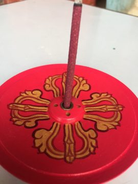 Dorje Design Wooden Incense Burner
