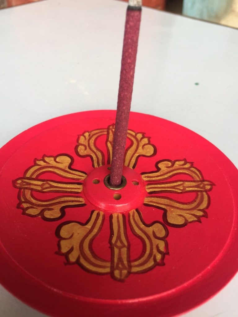 Dorje Design Wooden Incense Burner