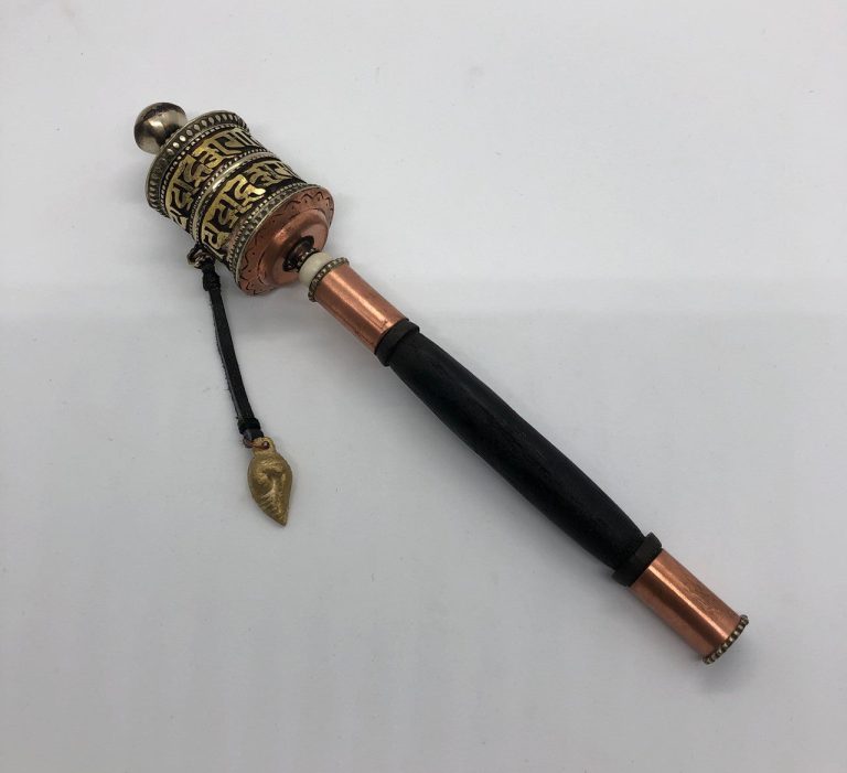 Tibetan Copper Hand Prayer Wheel