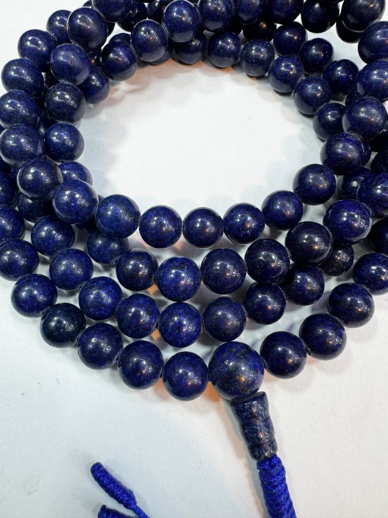 Lapis Lazuli Mala Beads - Medicine Buddha