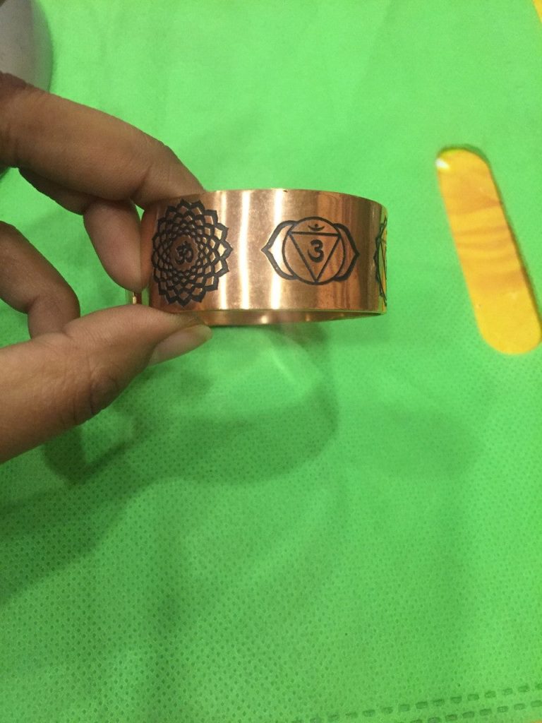 Tibetan 7 Chakra Copper Bracelet