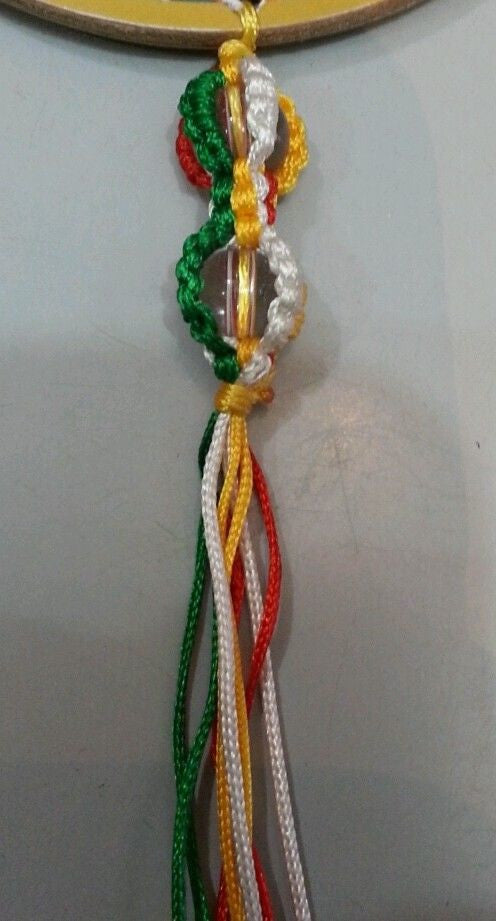 Wooden Manjushri Car Hanging Decoration