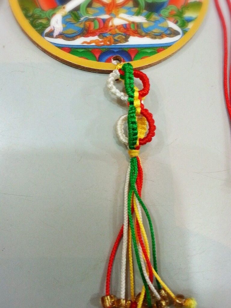 Tibetan White Tara Car and Door Hanging