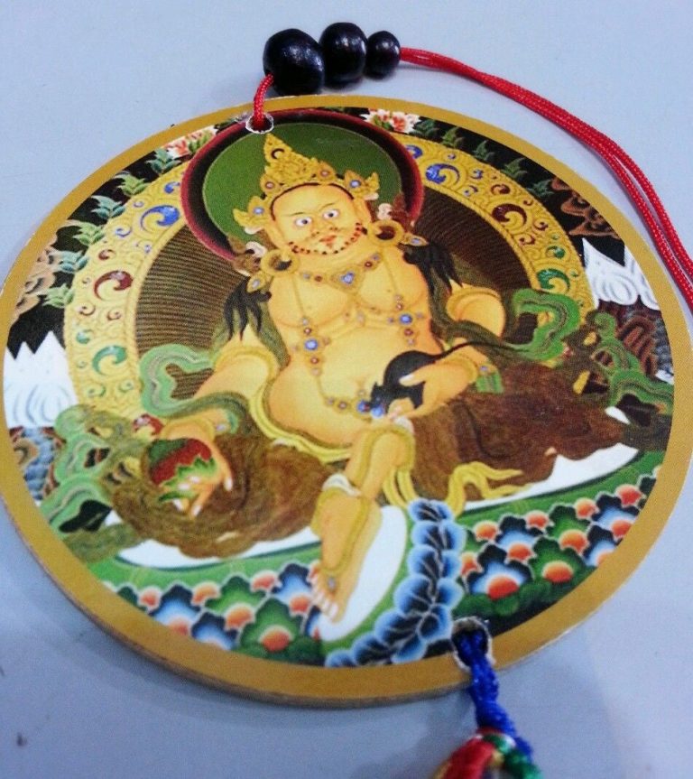 Zambala Wooden Car Hanging Talisman