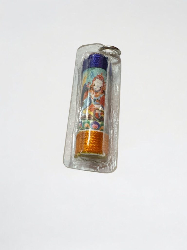 Tibetan Mantra Healing Amulet for Spiritual Protection