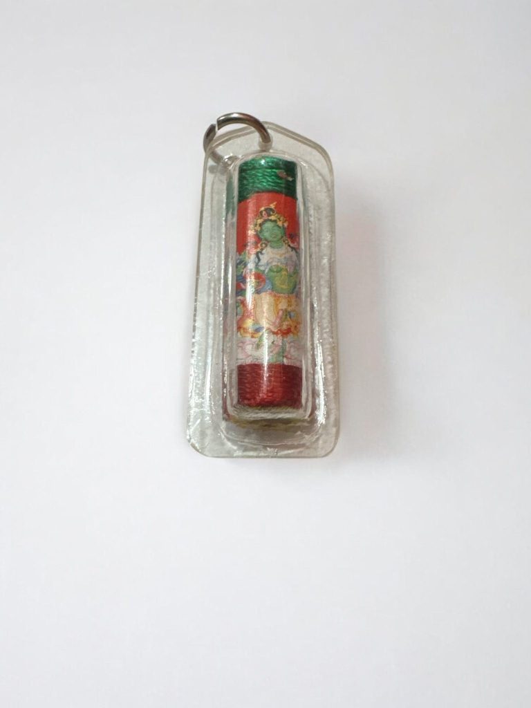 Tibetan Mantra Healing Amulet for Spiritual Protection