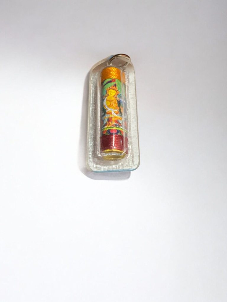 Tibetan Mantra Healing Amulet for Spiritual Protection