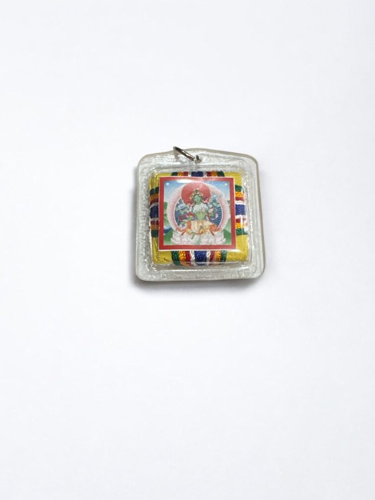 Tibetan Mantra Healing Amulet for Spiritual Protection